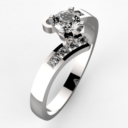 Amélia Silver  - stříbrný elegantní prsten  