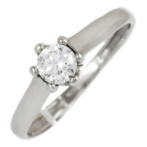 Lila White - Zásnubní prsten ze zlata s výrazným kamenem 