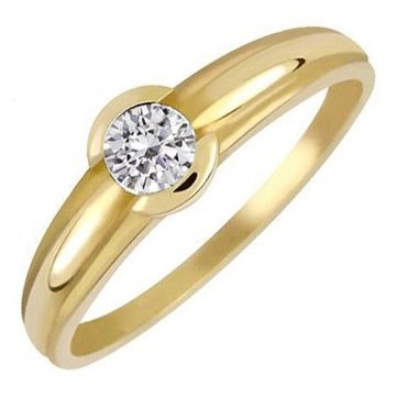 Pietro Gold - výrazný zásnubní prsten 