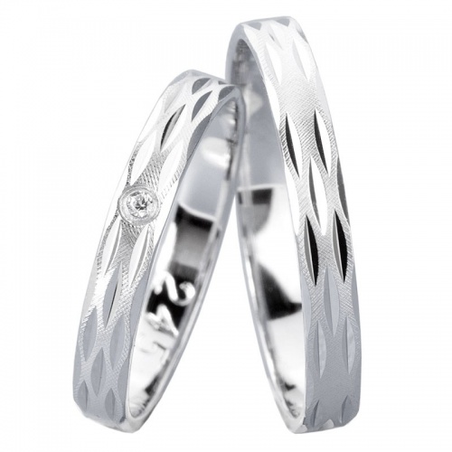 Lazzaro White - jemné prsteny z bílého zlata