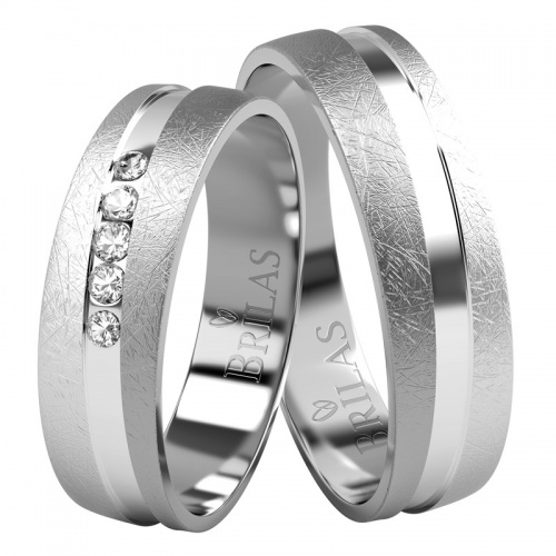 Bettino White - snubní prsteny z bílého zlata
