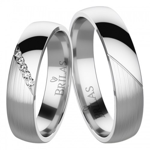 Rebeca Silver  snubní prsteny ze stříbra