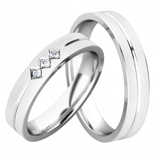 Liliana Silver snubní prsteny ze stříbra