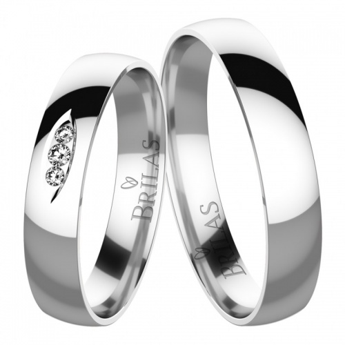 Brigit Silver  elegantní snubní prsteny ze stříbra