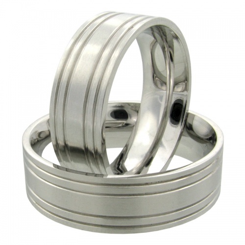 Astra  ocelové snubní prsteny