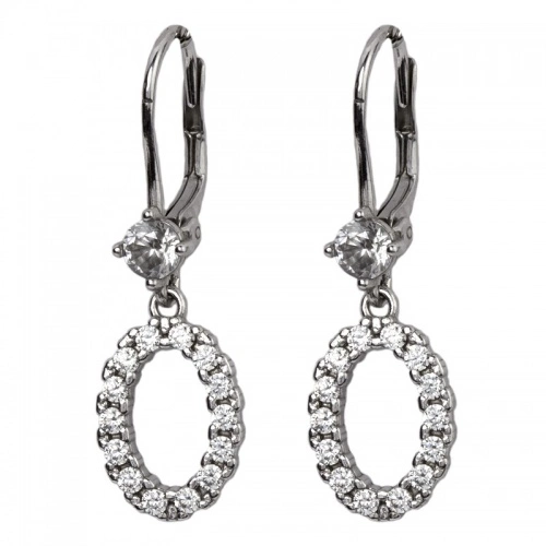 Sofia stříbrné naušnice se zirkony