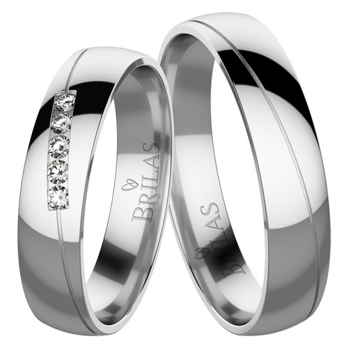 Enrica Silver snubní prsteny ze stříbra