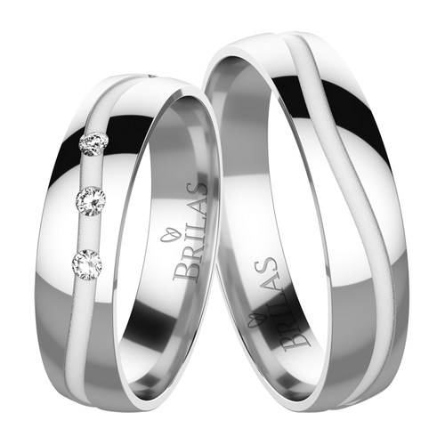 Iris Silver snubní prsteny ze stříbra