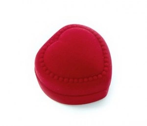 Zdobené srdíčko (na náušnice) dárková krabička