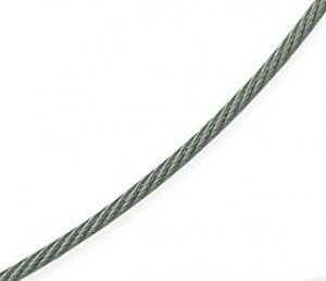 Ocelová struna (0,7 mm) ocelový řetízek