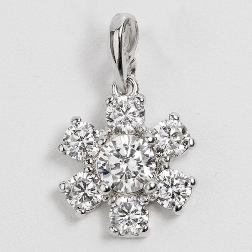 Xada stříbrný přívěsek ve tvaru květu