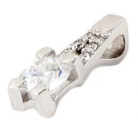 Senta Bianco I přívěsek se zirkony z bílého zlata