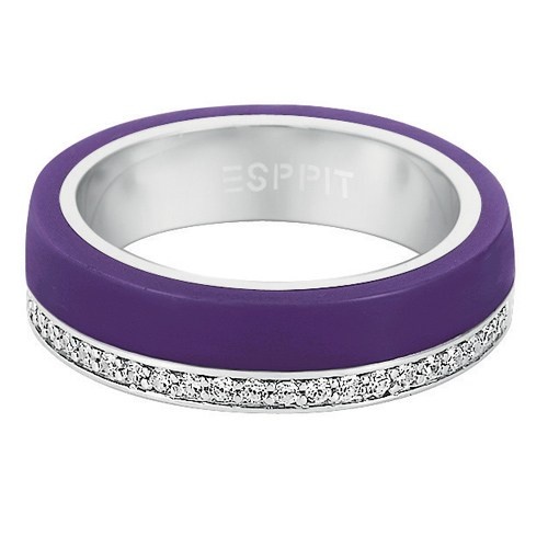 Esprit Marin Glam Purple ocelový prsten