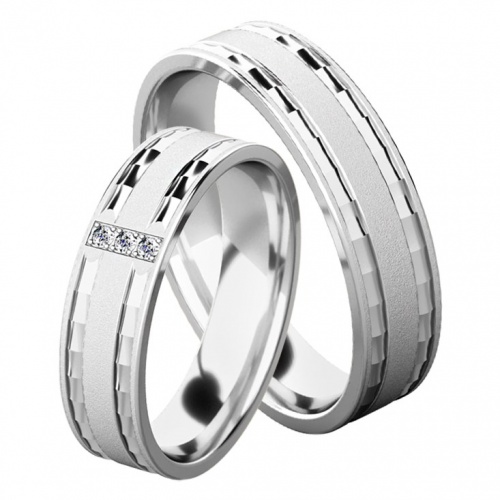 Denise Silver originální snubní prsteny ze stříbra